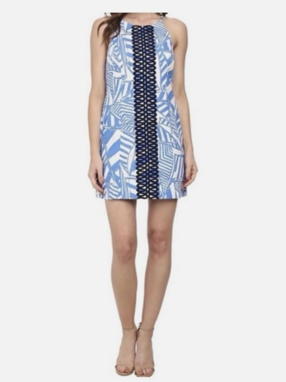 Lilly Pulitzer Annabelle Blue Bay Yacht shift dress - Picture 2 of 6